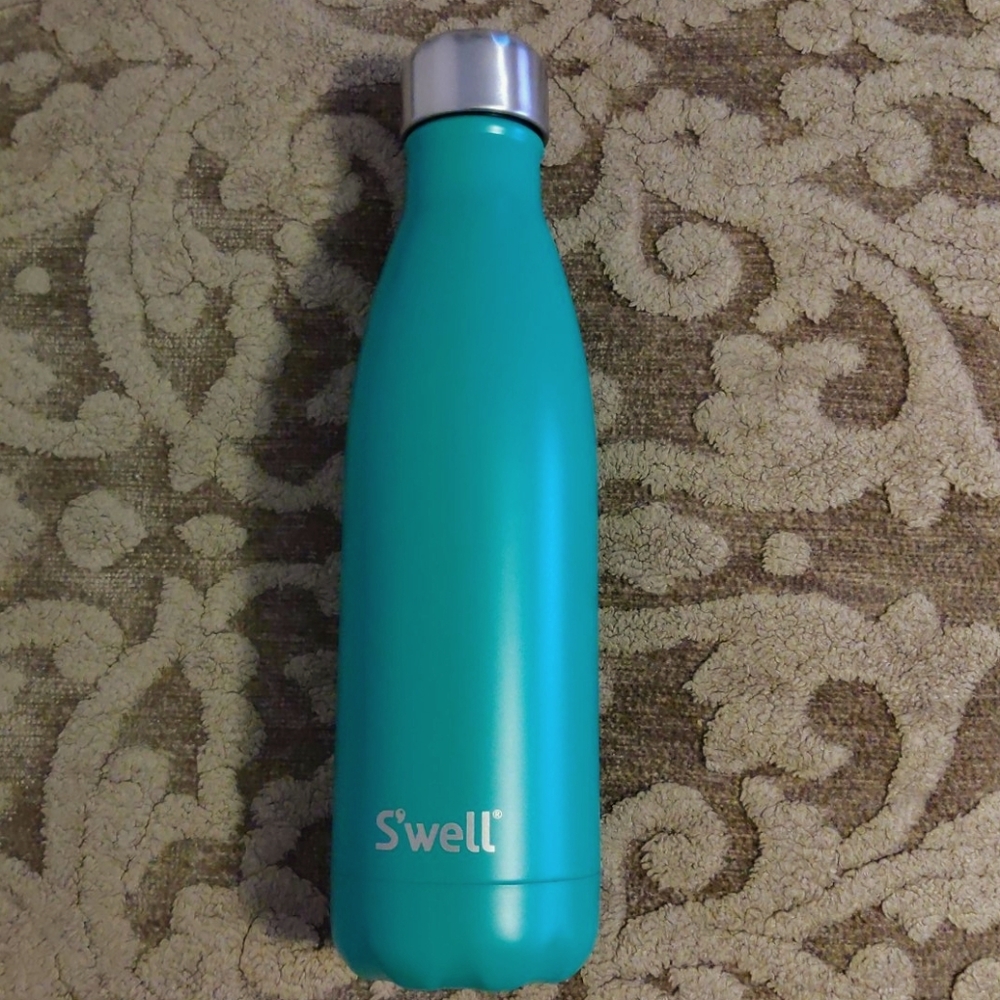 S'well 17 oz Bottle Eucalyptus Satin Collection